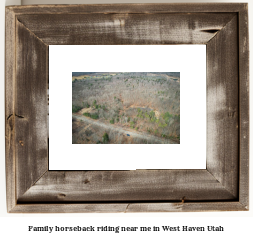 family horseback riding near me in West Haven, Utah